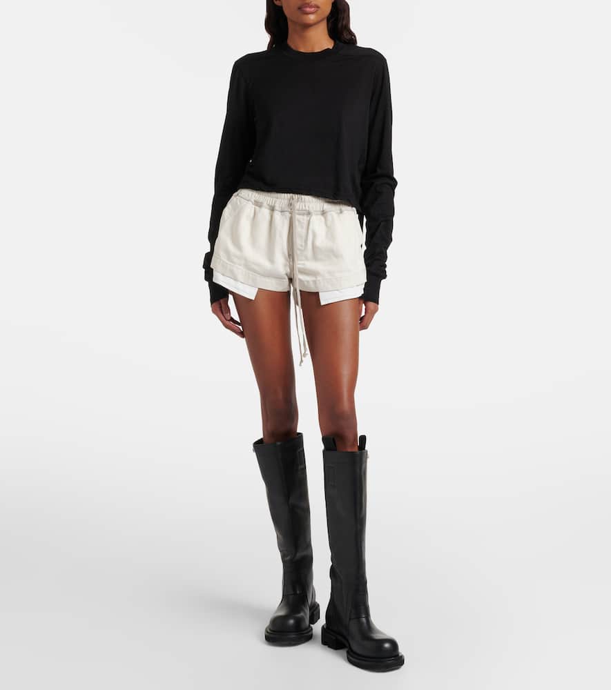 Cotton jersey shorts