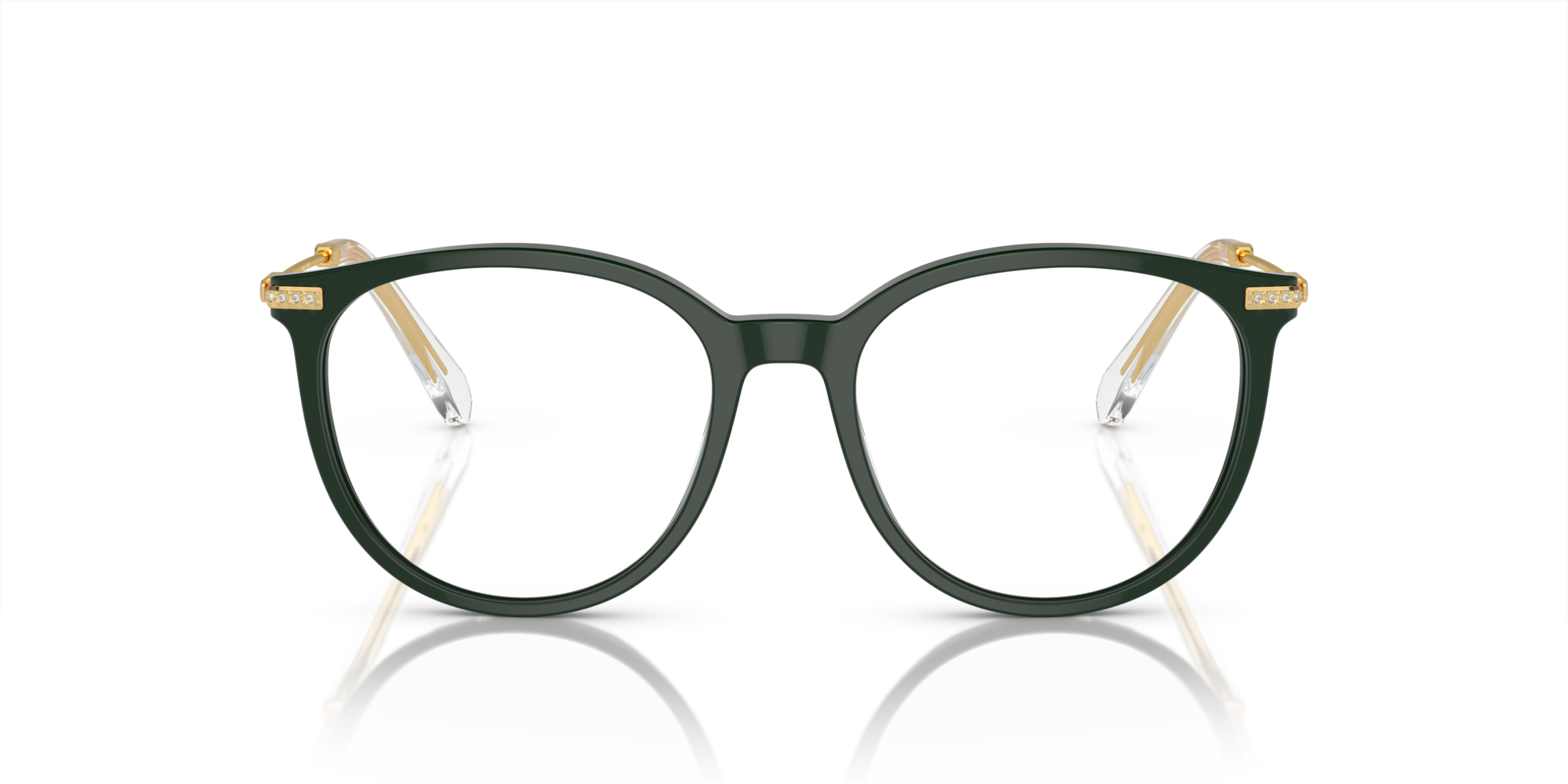 Swarovski Woman Swarovski SK2009 1026 Optical frames Acetate Green Pantos Norma
