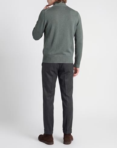 Man Cardigan Military green Size 38 Merino Wool