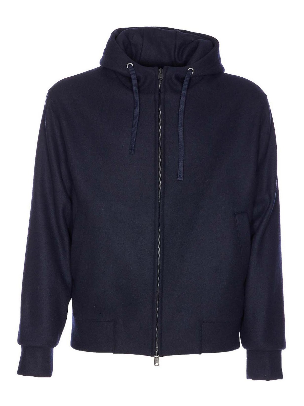 Blue Zipped Sweatshirt Zip Closure