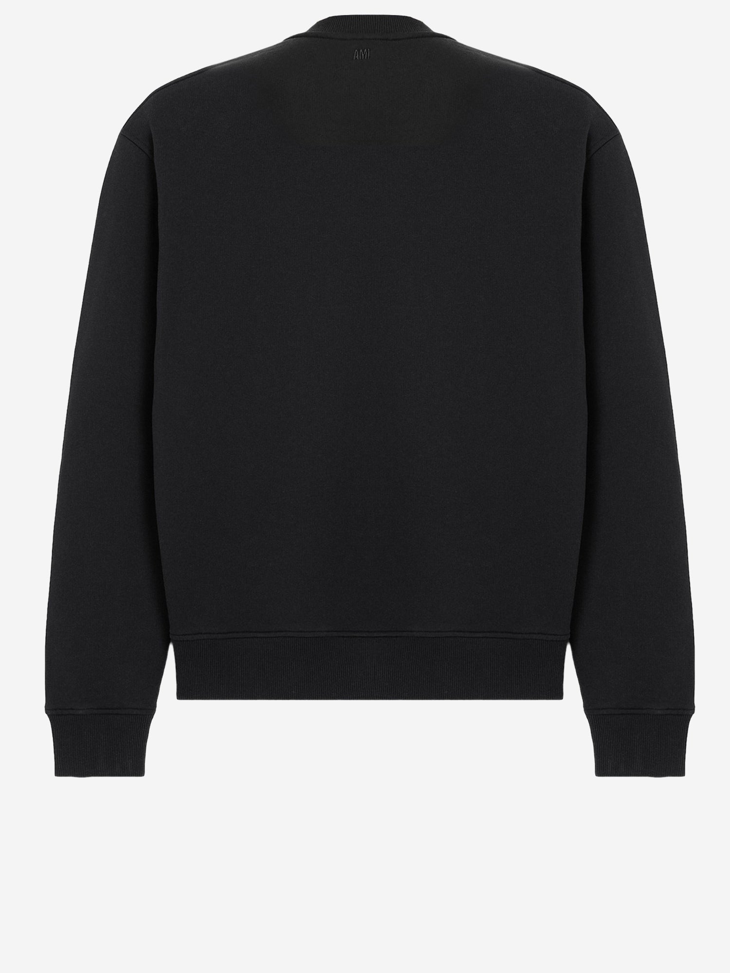 Stretch Cotton Sweatshirt — Black