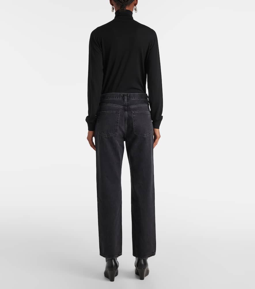 Valen high-rise straight jeans