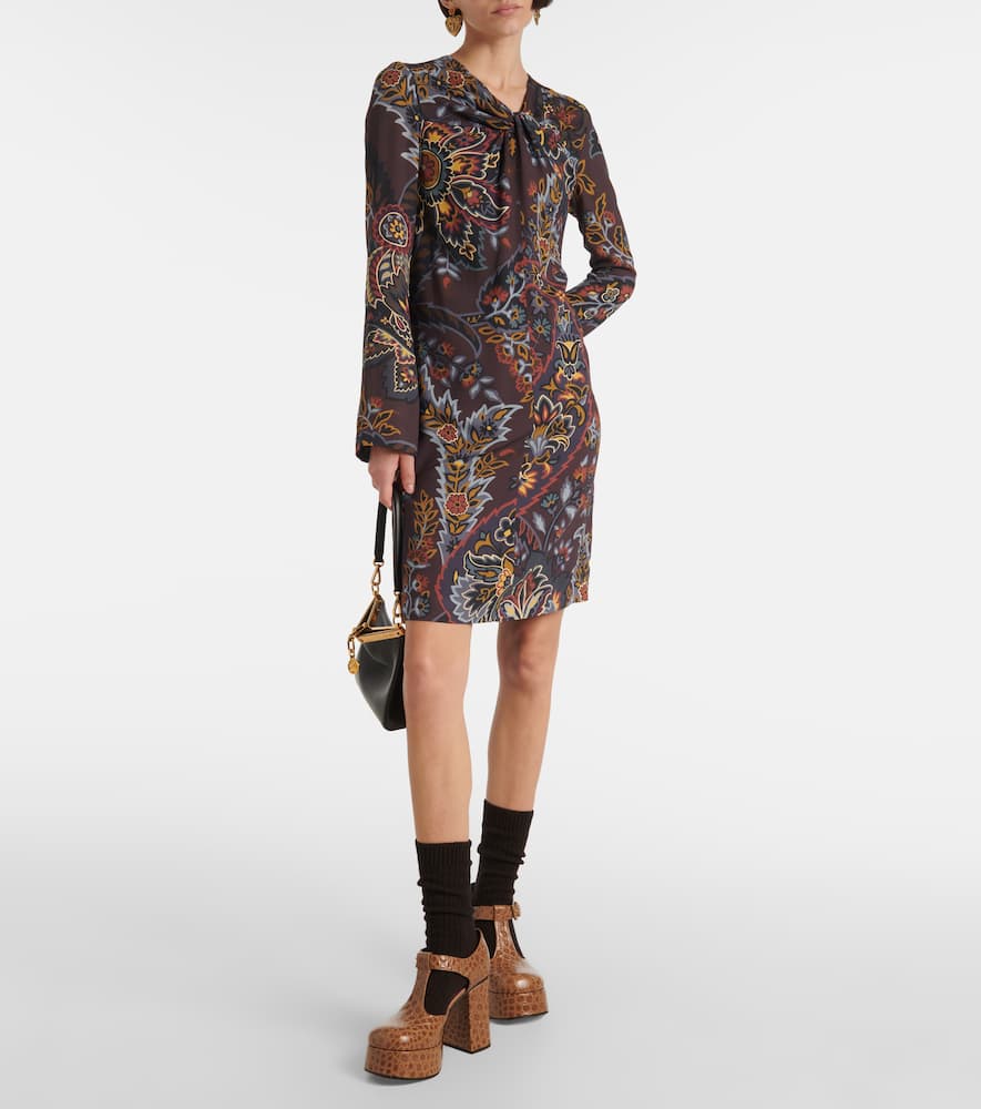 Printed minidress