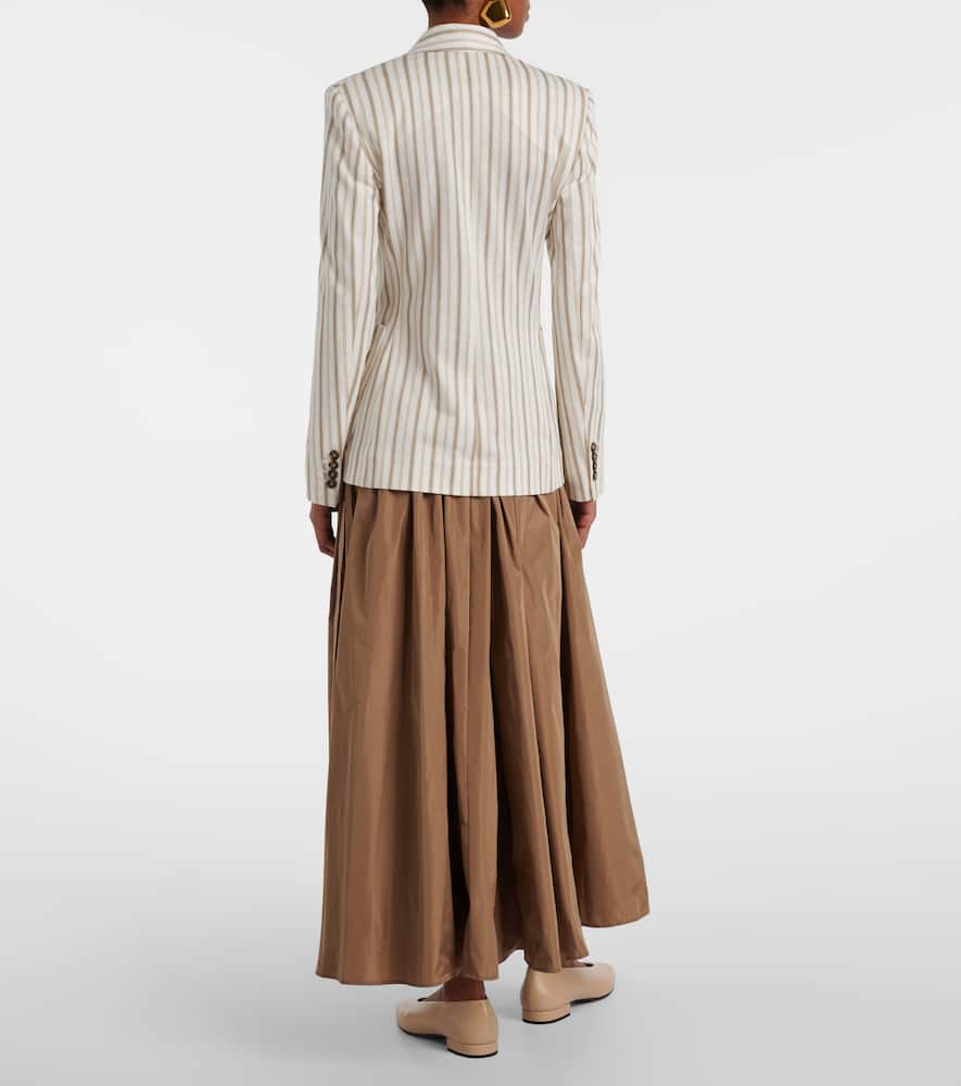 Pensile cotton and linen blazer