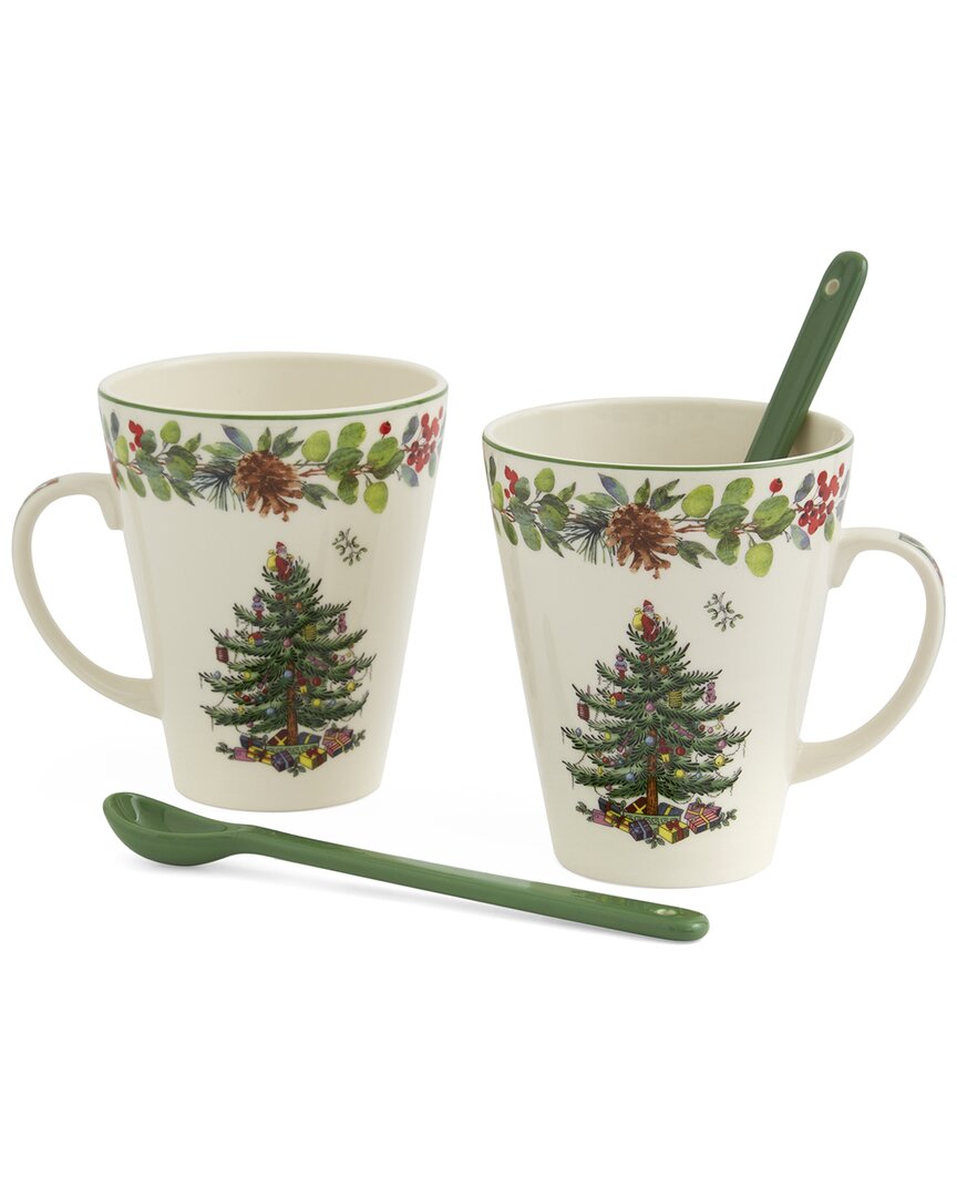 Christmas Tree Annual 4pc Mug & Spoon 2022