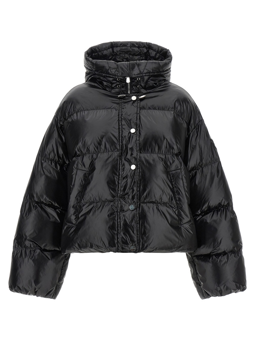 Pinko - impasto hooded down jacket quilted texture