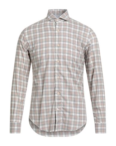 Platinum Man Shirt Light brown Size S Cotton