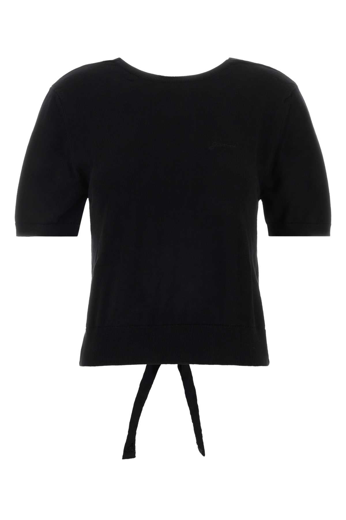 Cotton Blouse — Black