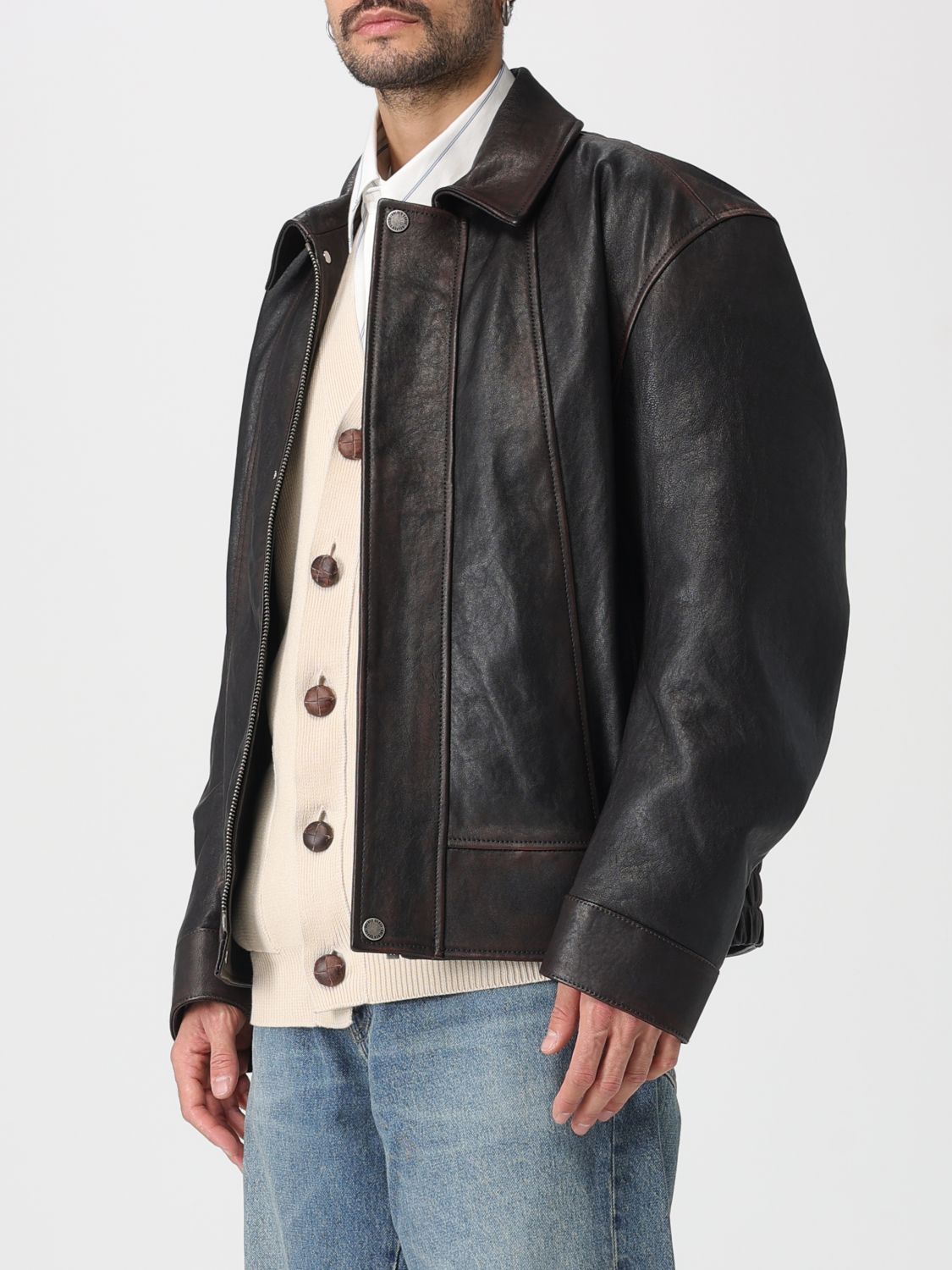 Jacket Men color Burnt