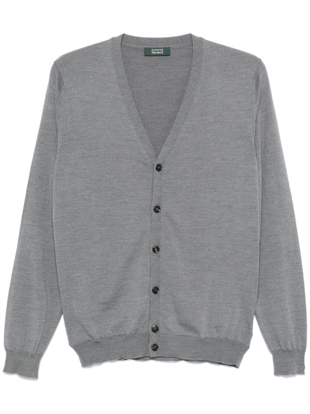 V-neck cardigan - Grey