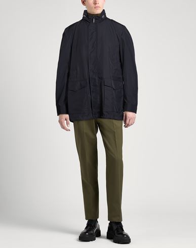 Man Jacket Midnight blue Size 48 Polyester, Viscose