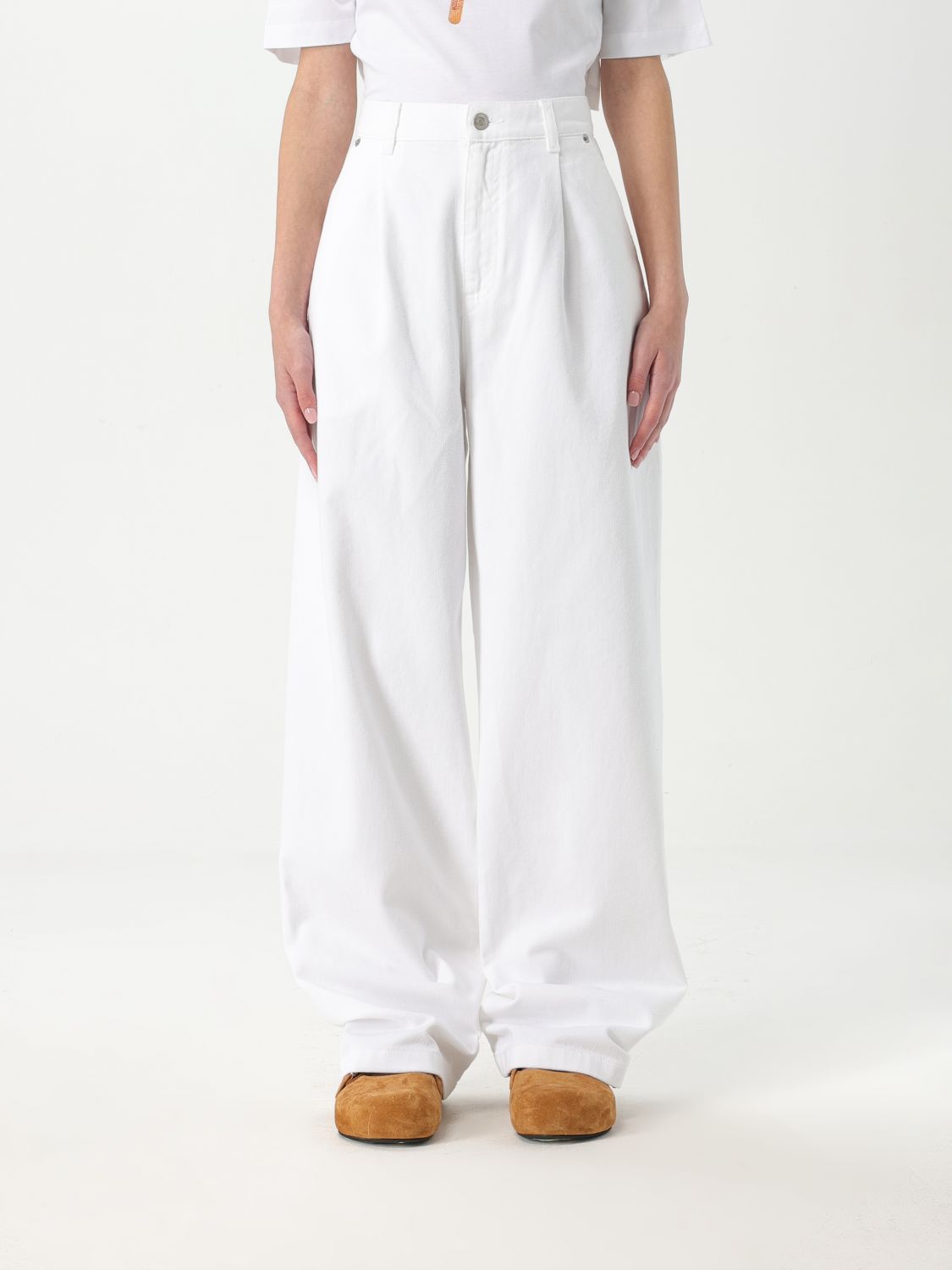 Pants Woman color White