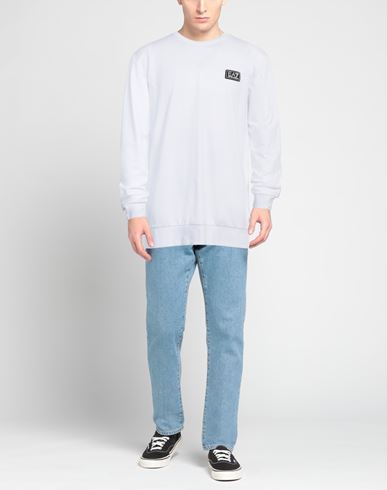 Man Sweatshirt White Size XXXS Cotton, Elastane, Polyamide, Polyester