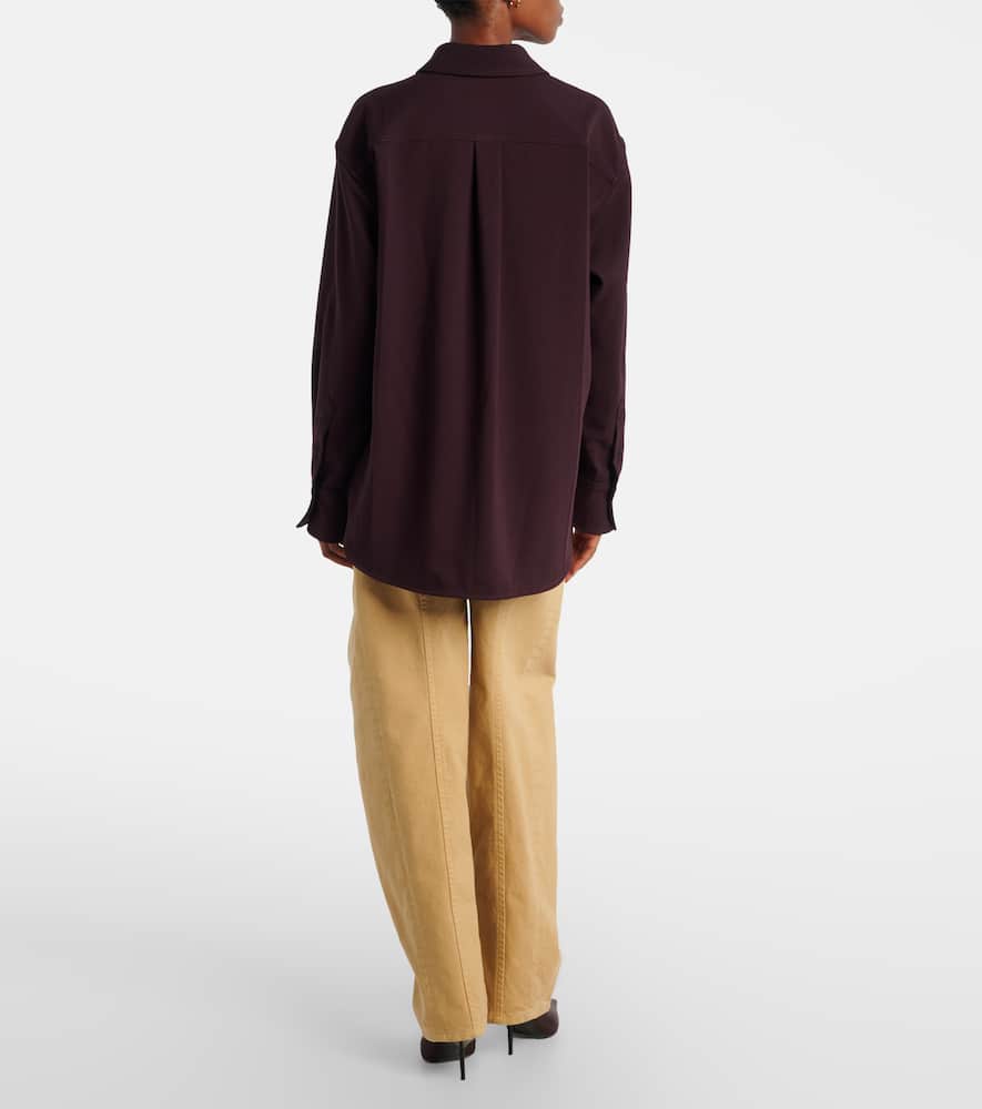 Satin pajama shirt