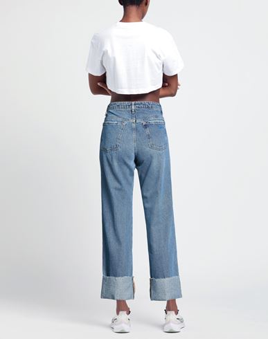 Woman Jeans Blue Size 26 Cotton