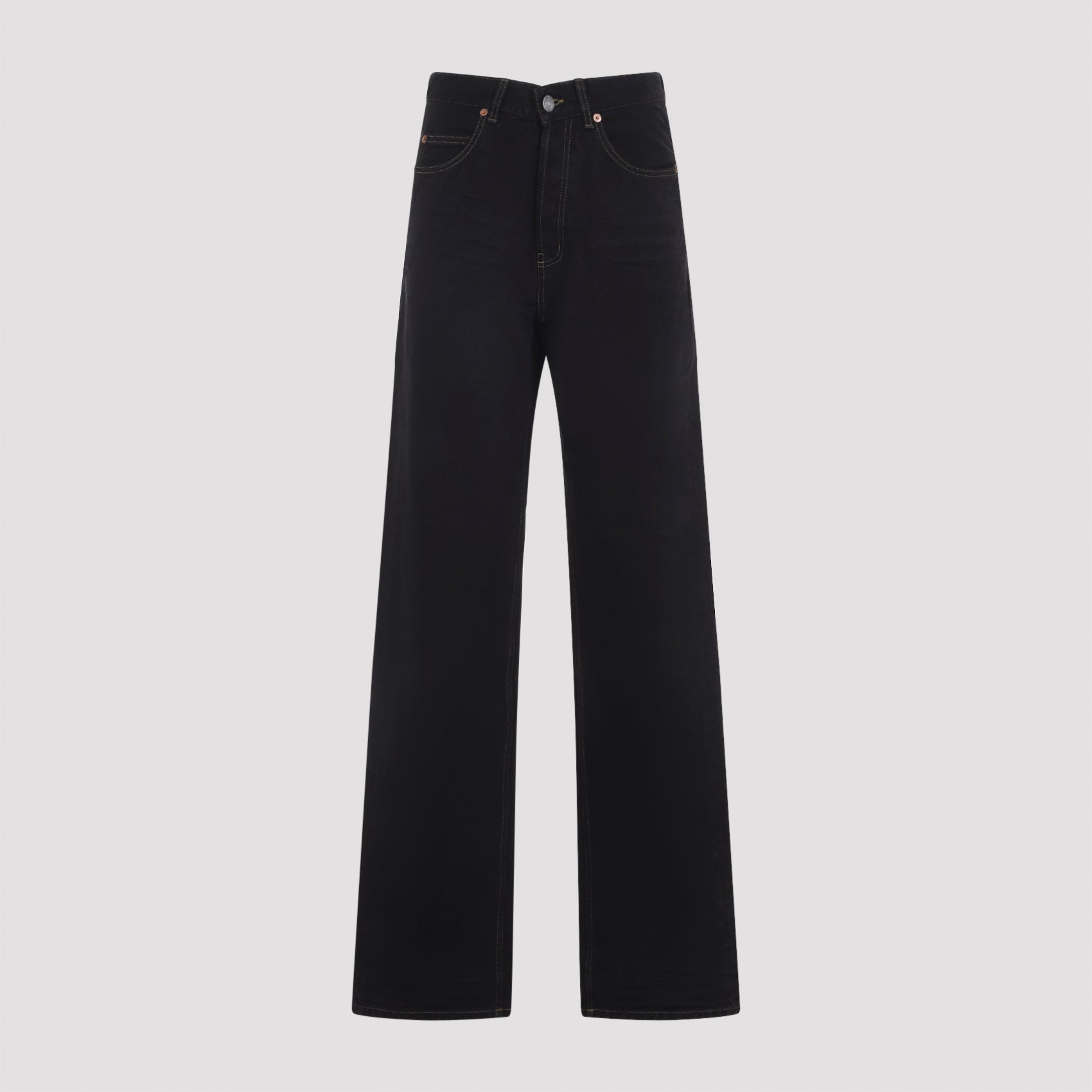 Women's V-Waist Long Cotton Jeans, Fall/Winter 2025