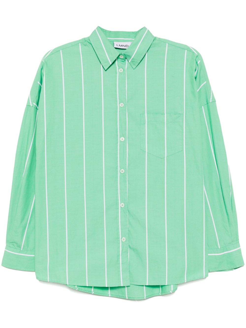 Chiara wide stripe shirt - Green