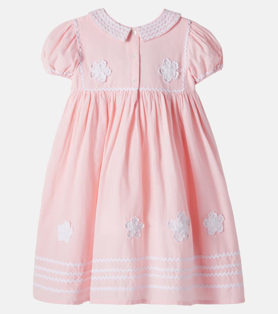 Lucy embroidered cotton-blend dress