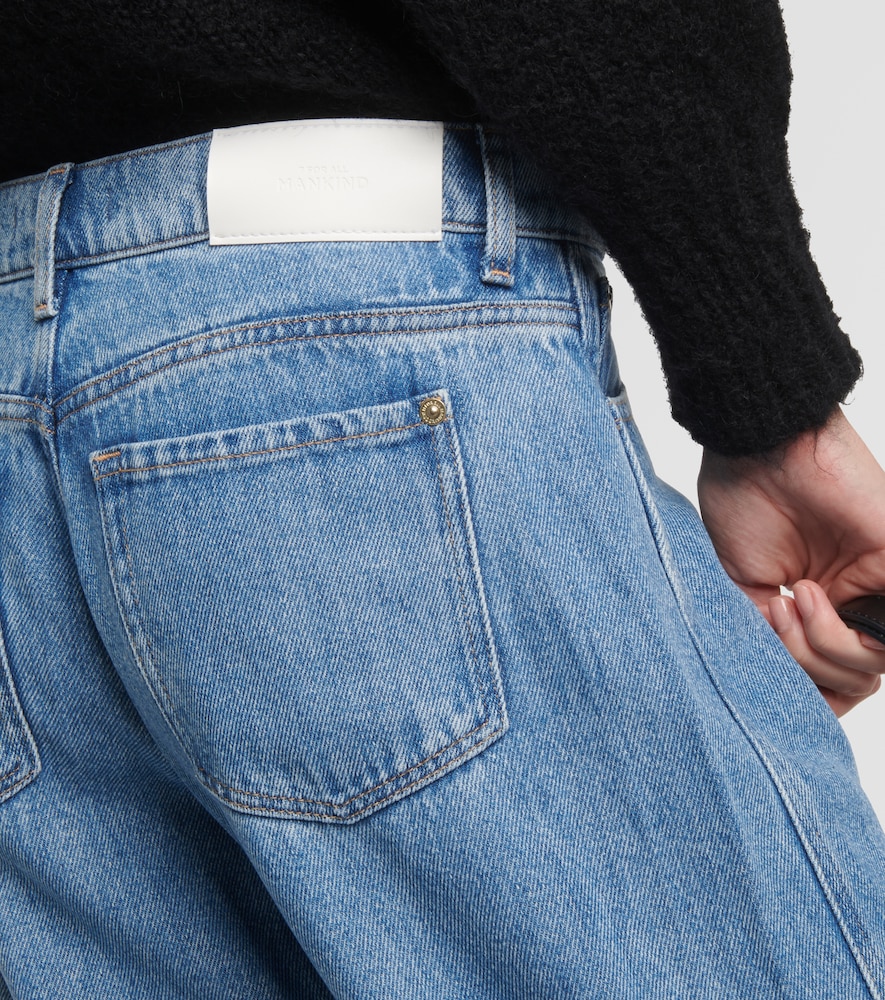 Tess high-rise straight jeans
