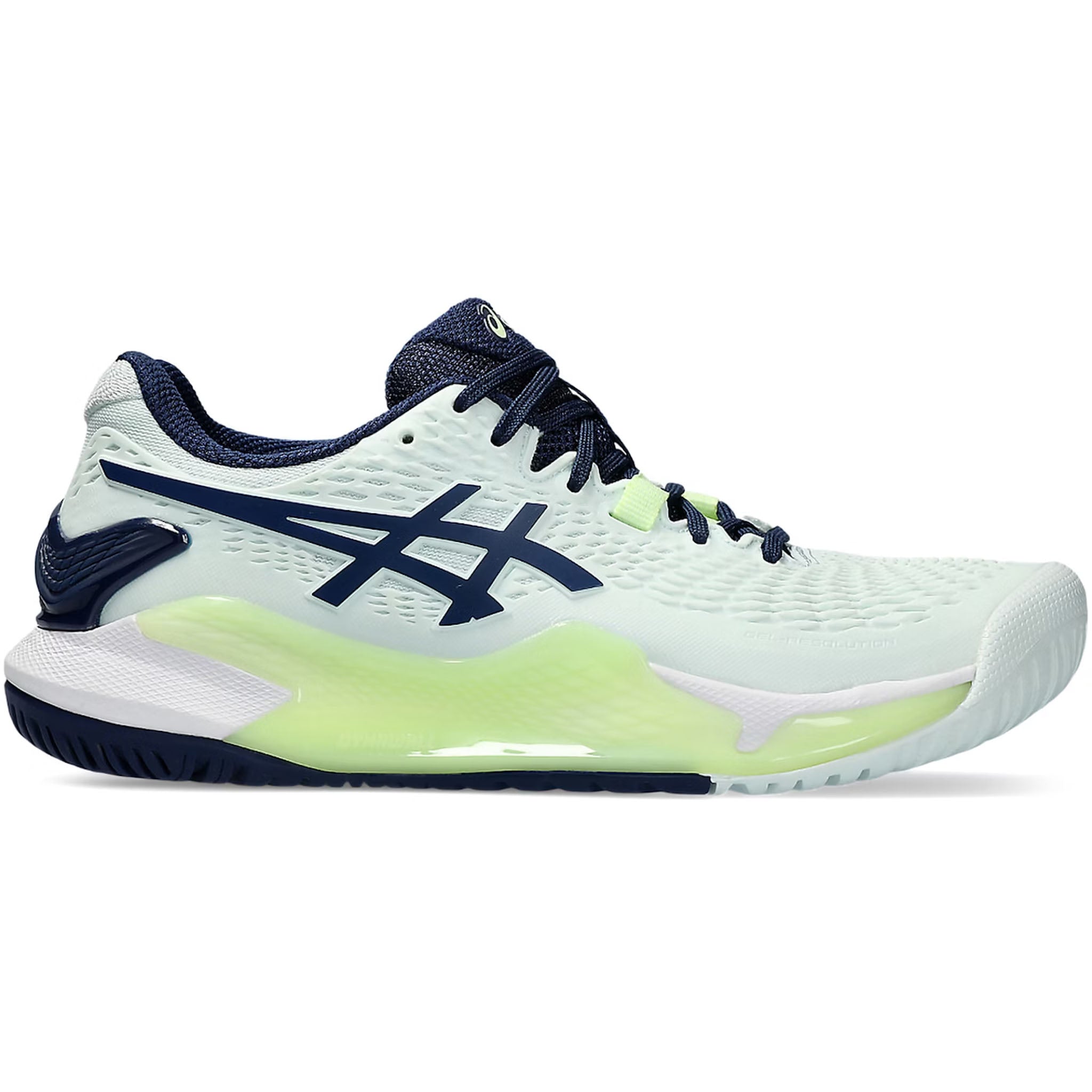 Asics Gel-Resolution 9 Womens Blue Tennis Shoe