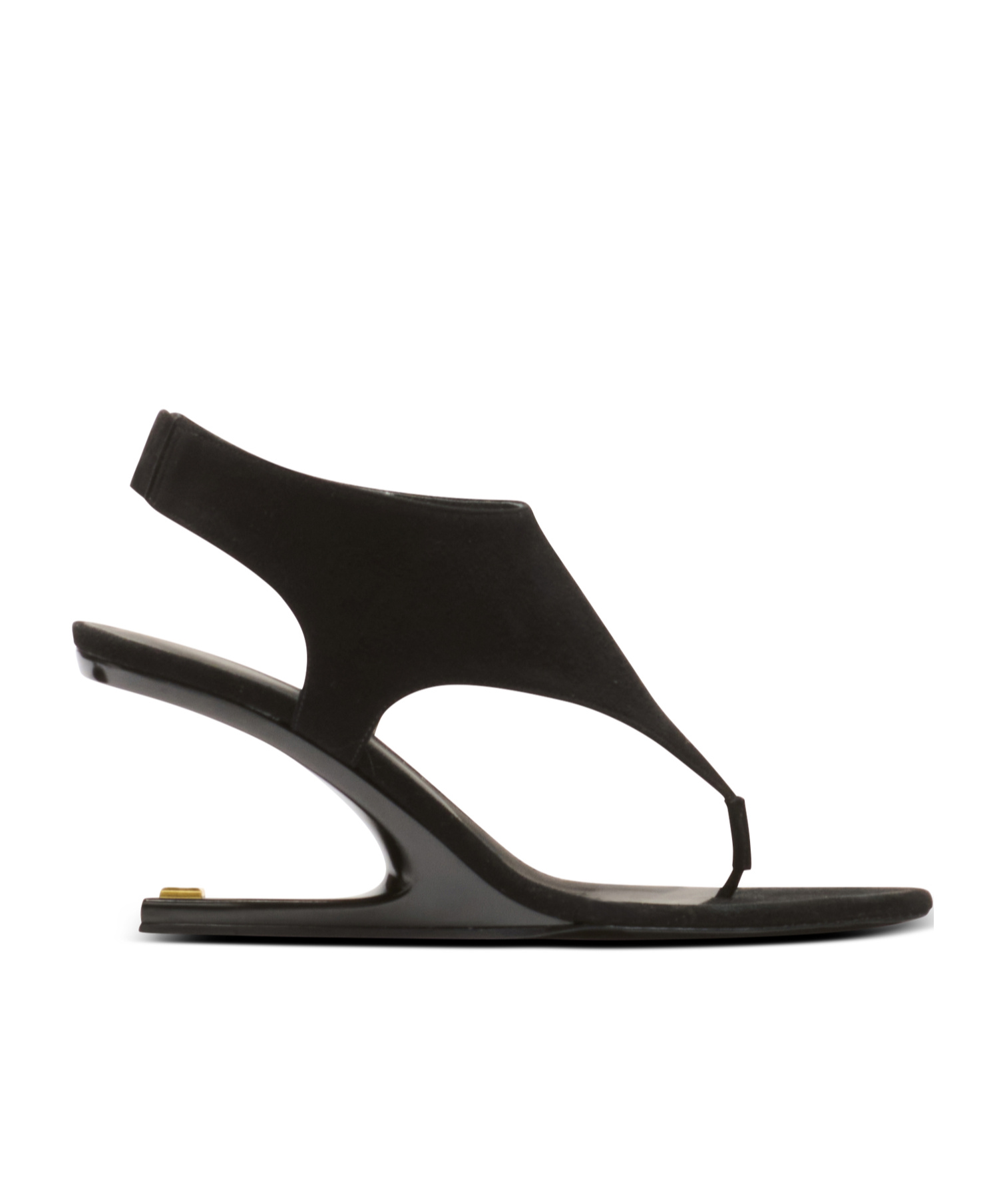 No Wedge suede sandals