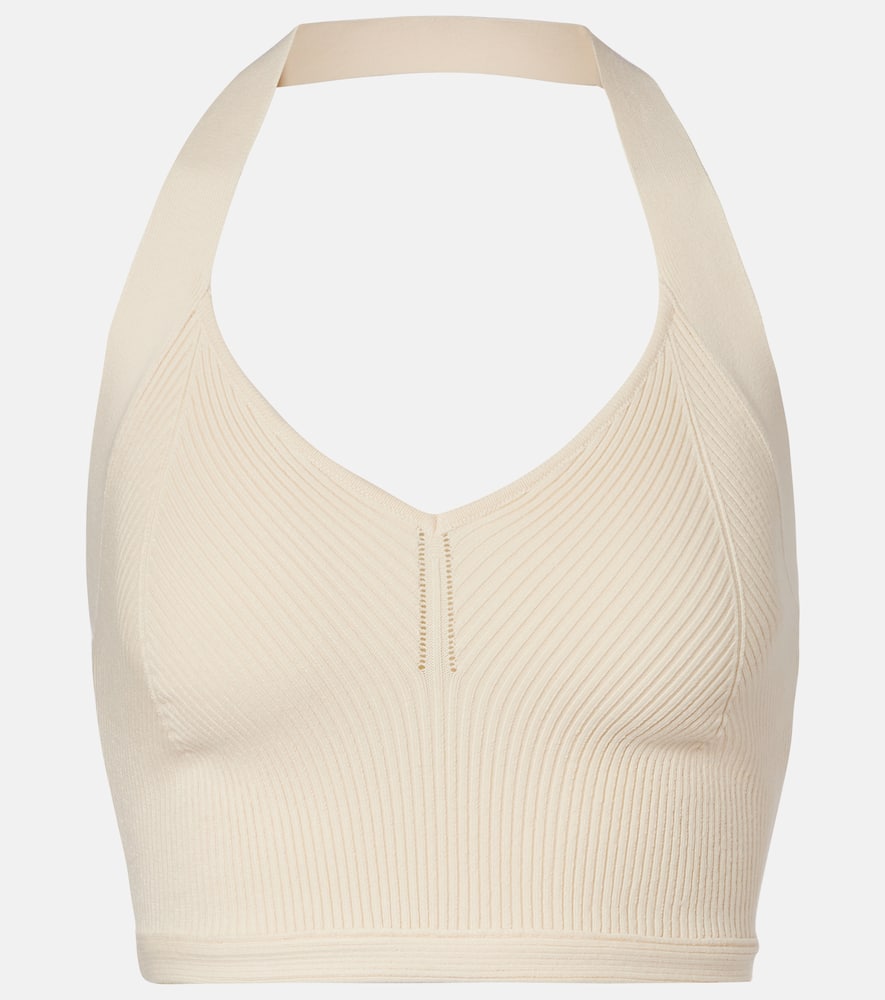 Wardrobe. NYC Knitted cotton crop top