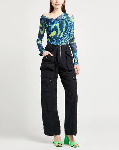 Woman Top Midnight blue Size M Polyester, Elastane