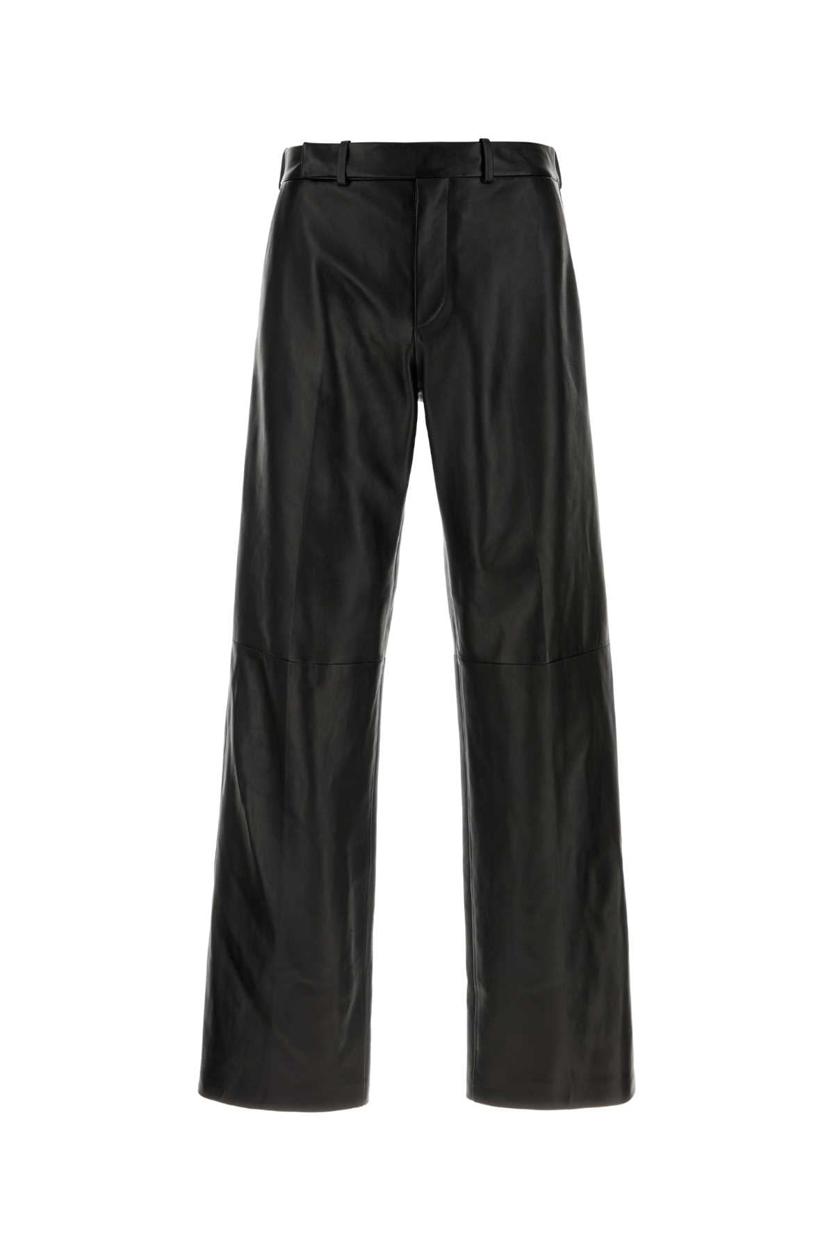 Leather Trousers — Black