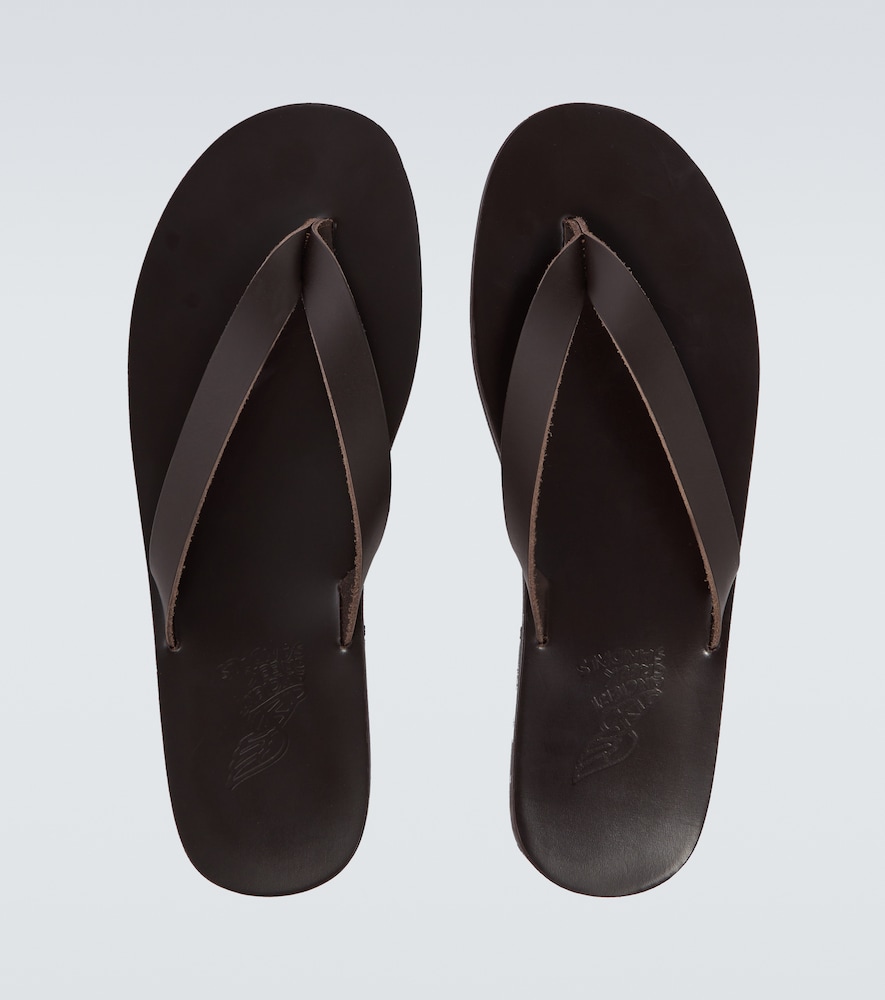 Solon leather thong sandals