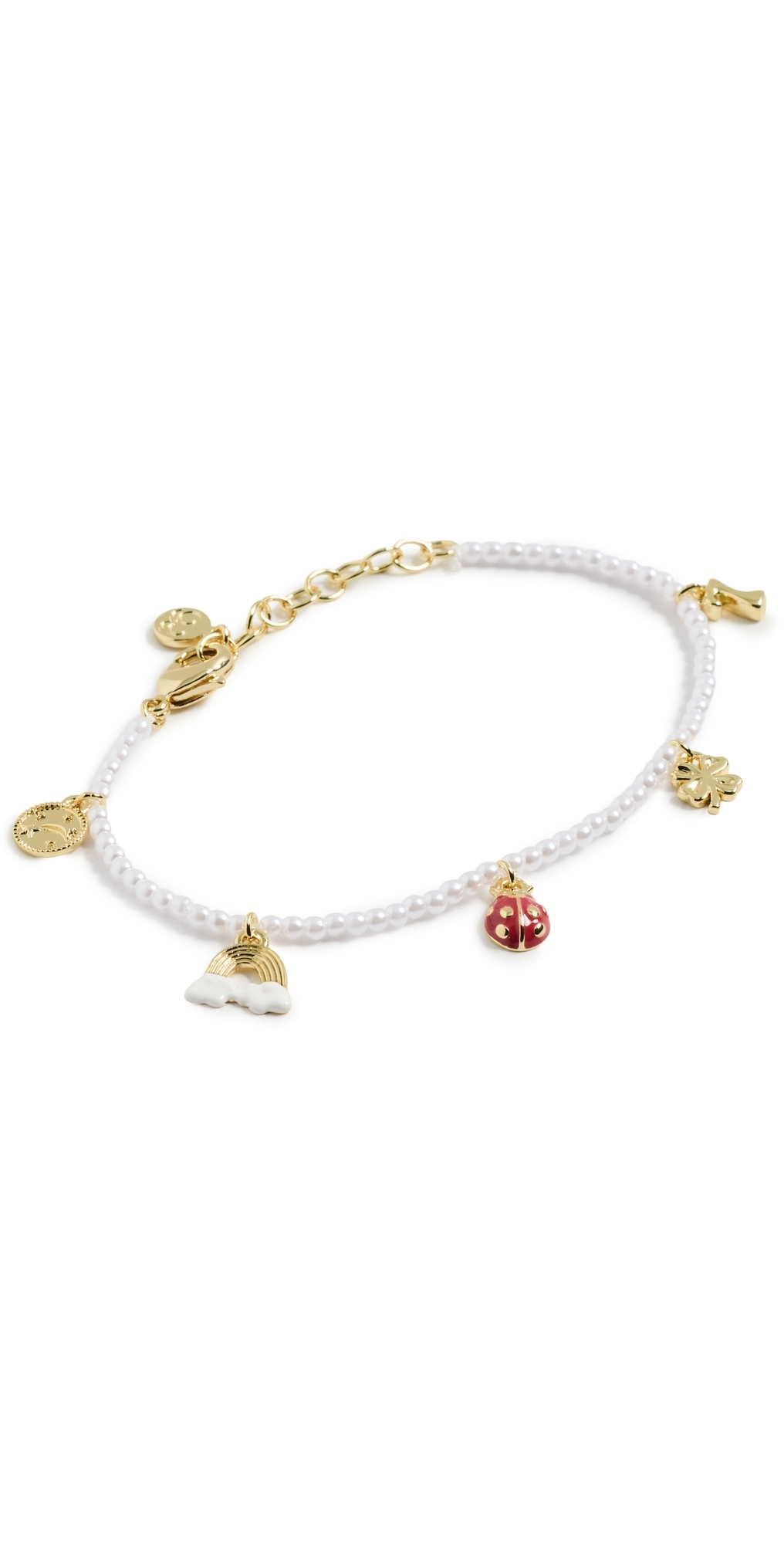 Lucky Mini Charm Bracelet Pearl One Size