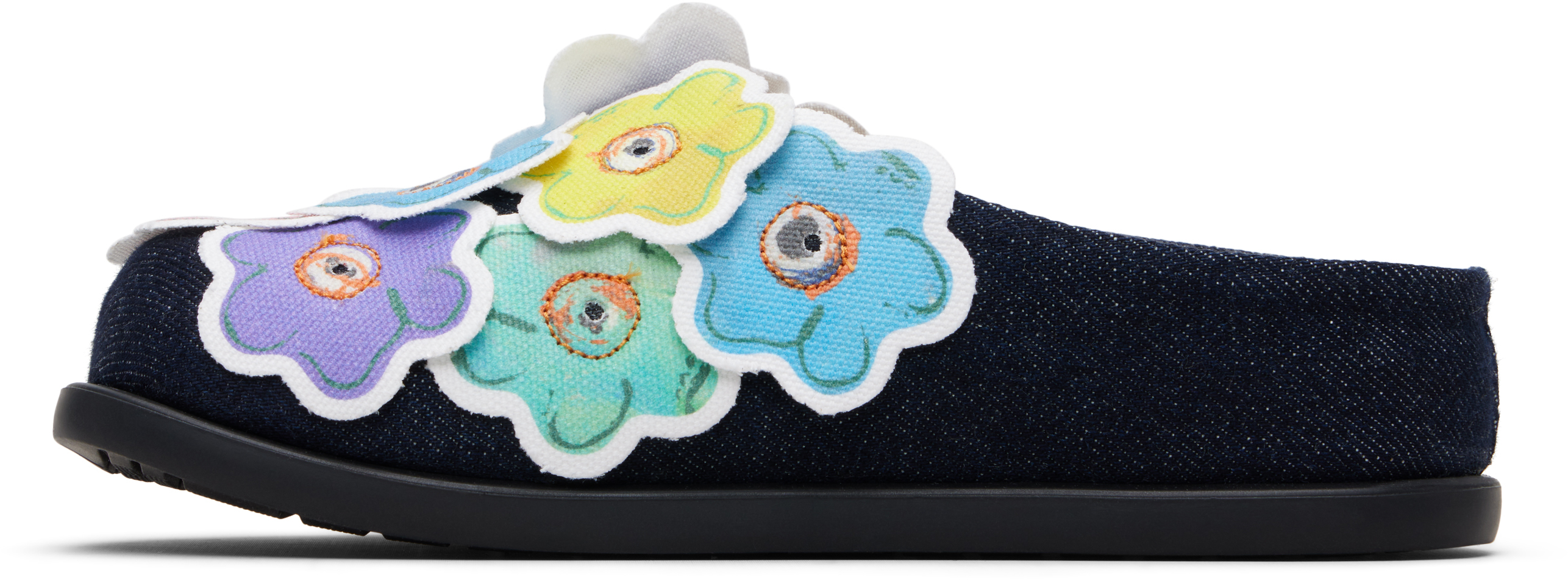 Kids Navy Fussbett Slip-on Loafers