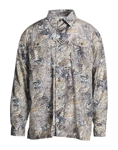 Man Shirt Grey Size M Polyamide