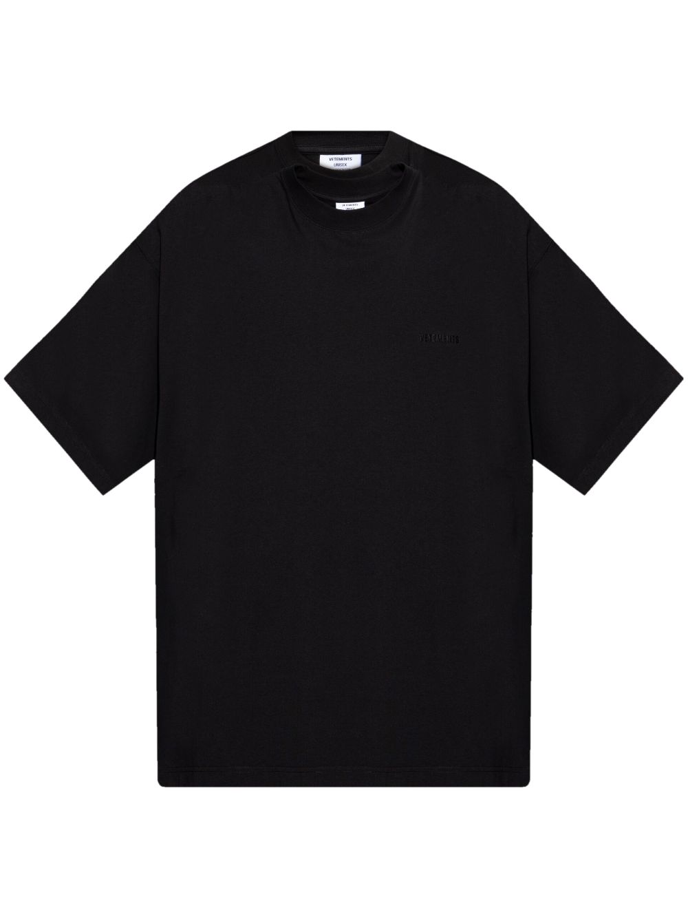Double-layer T-shirt - Black