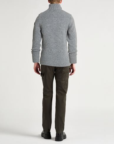 Man Sweater Grey Size M Wool, Nylon