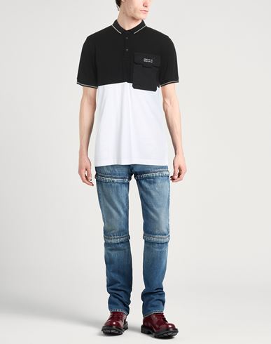 Man Polo shirt Black Size 34 Cotton