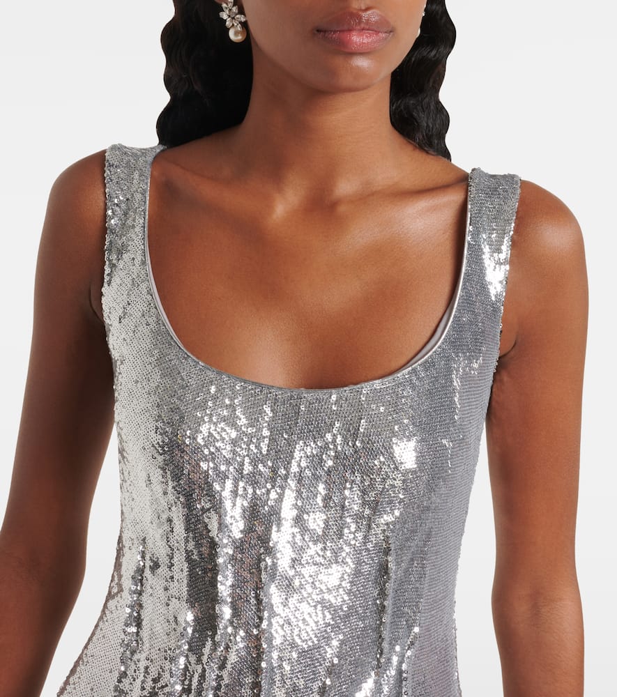 Sequined gown