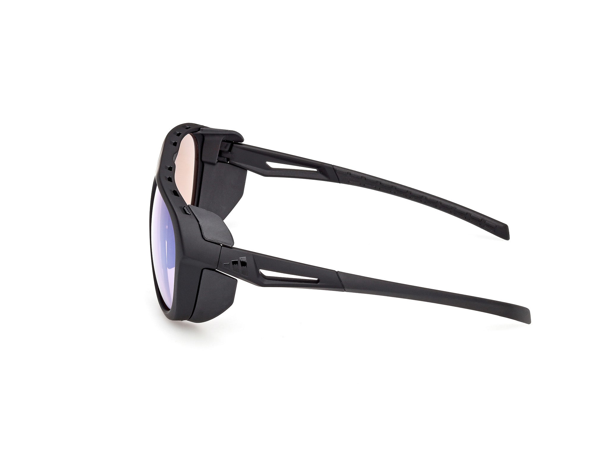 Adidas Sport Unisex Adidas Sport SP0110 02X Sunglasses Injected Black Blue Pilot Photochromic
