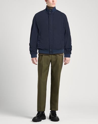 Man Jacket Navy Size 3XL Nylon, Elastane