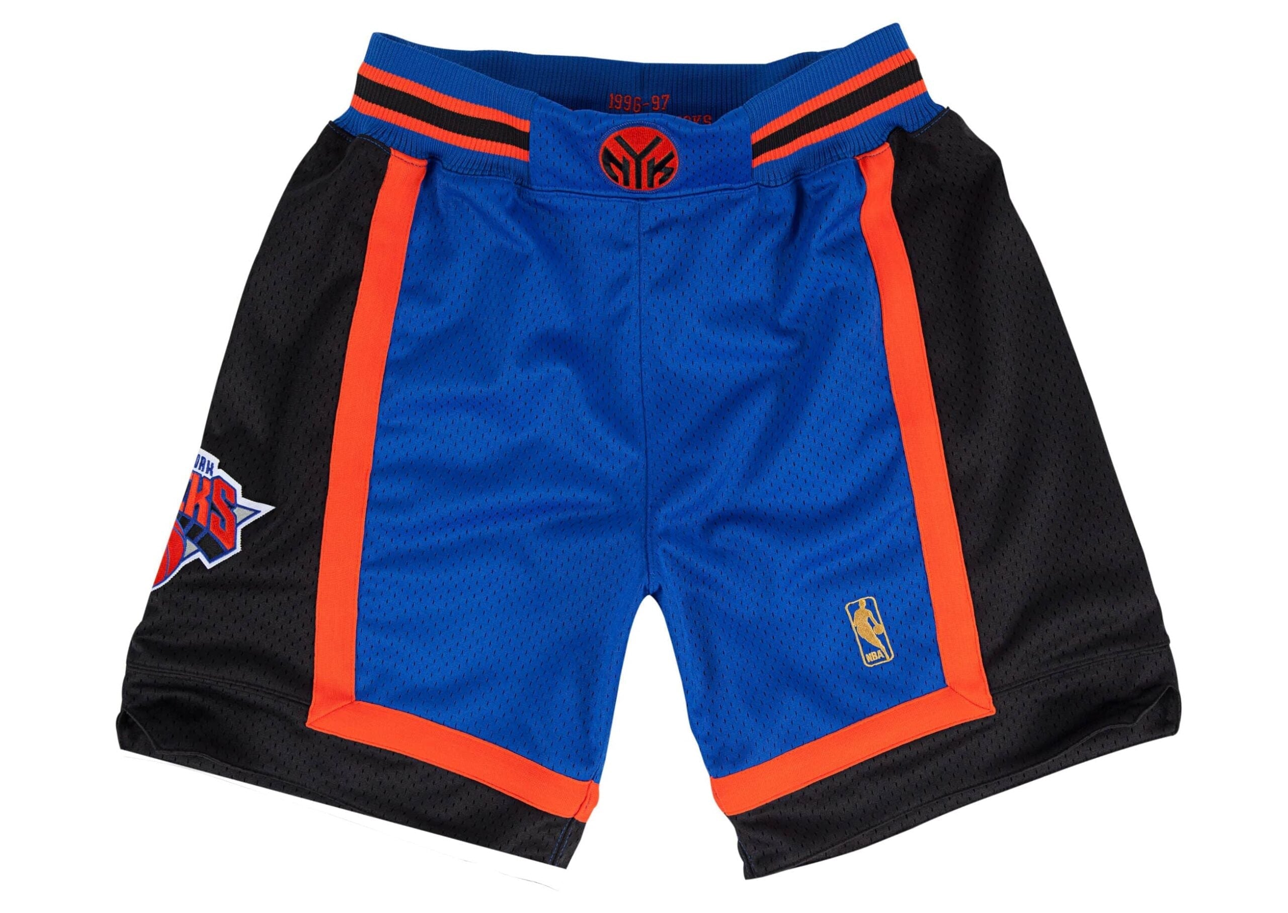 Men's NBA Authentic Road Shorts Knicks 96-97