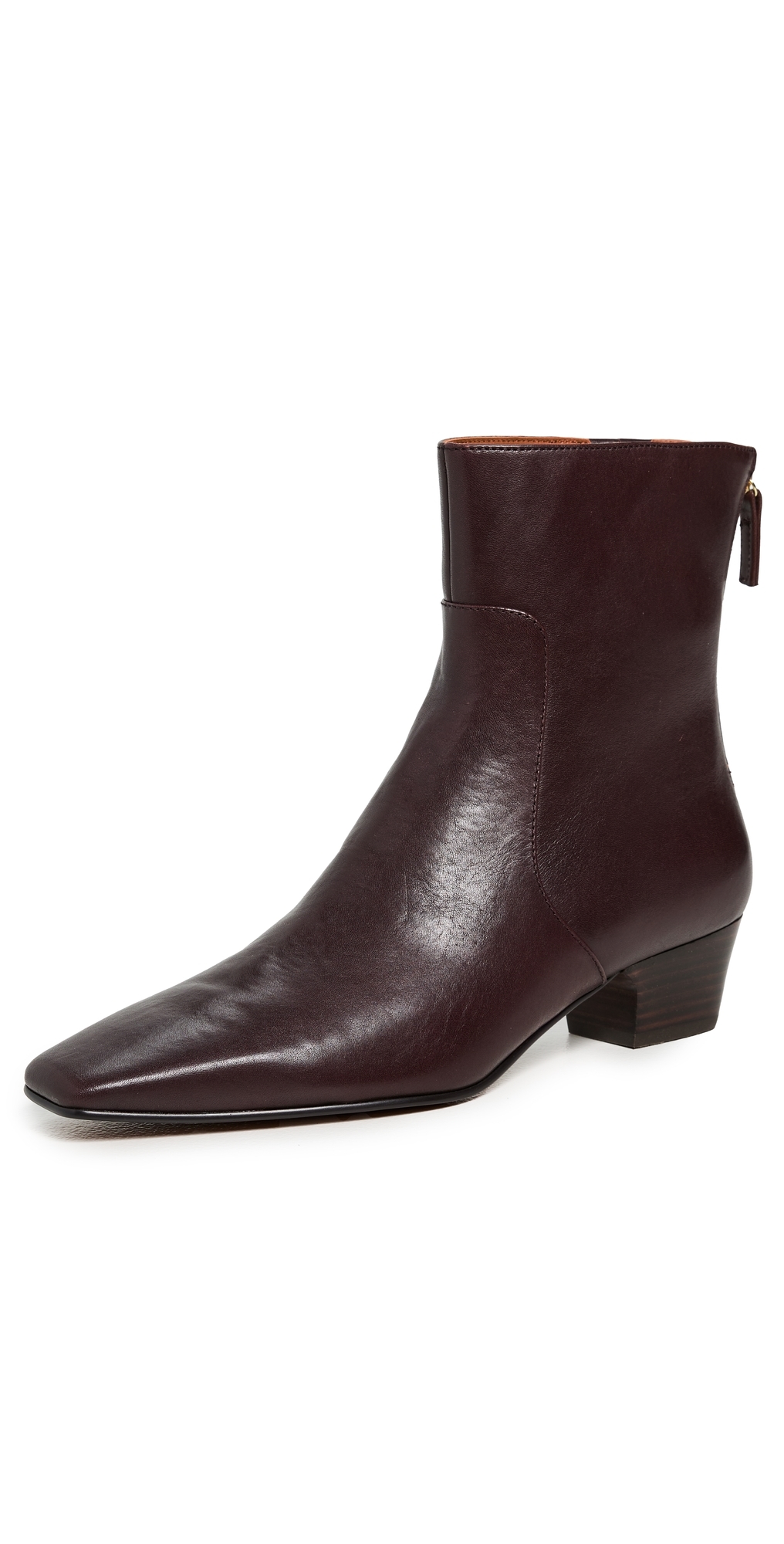 The Lexie Ankle Boots in Leather Turkish Coffee