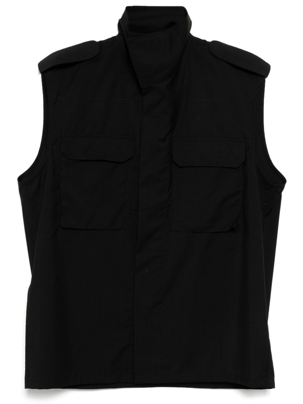 Sleeveless shirt - Black