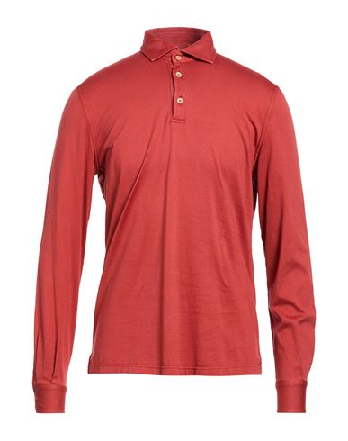 Man Polo shirt Rust Size 40 Organic cotton