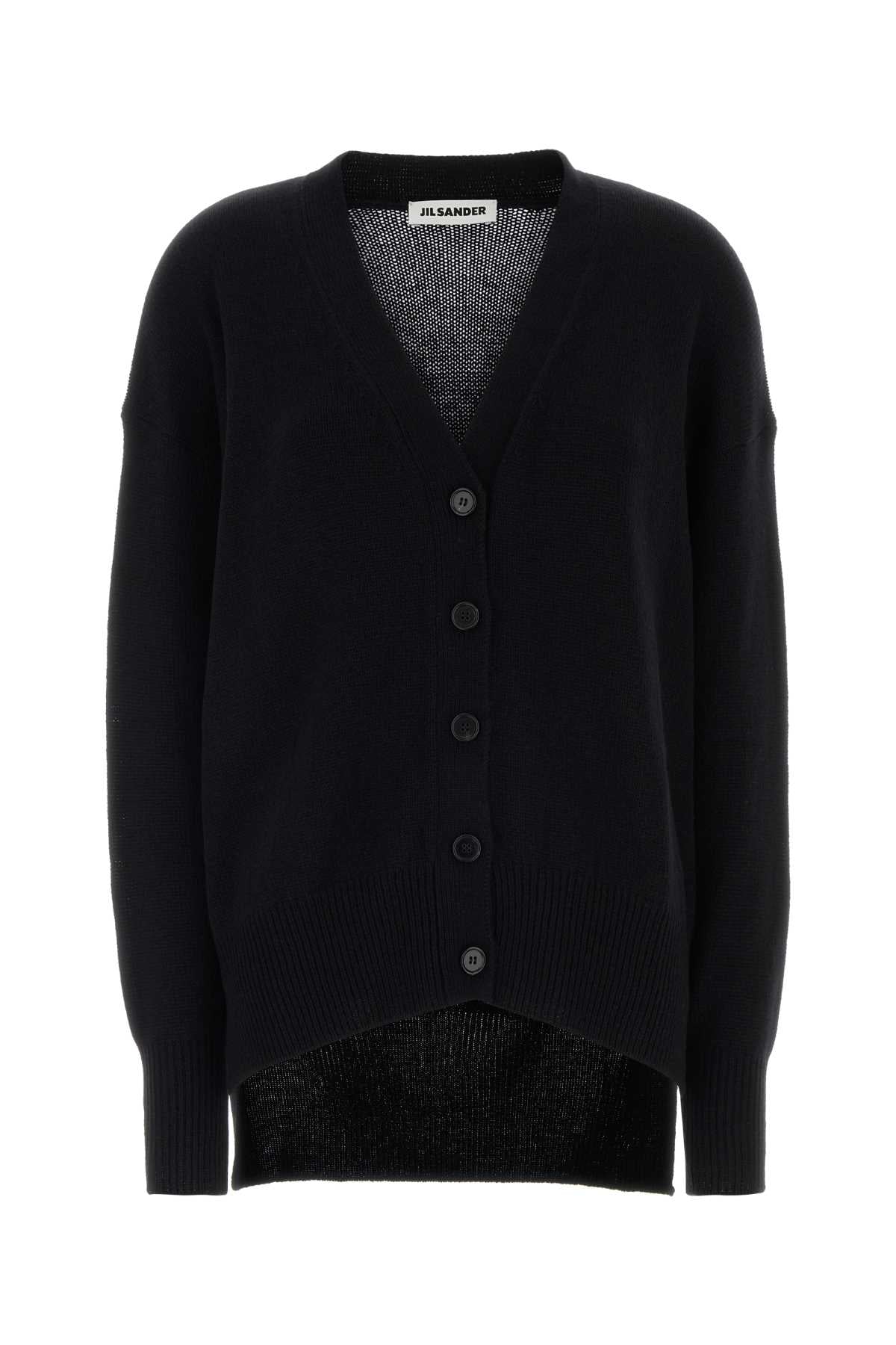Cashmere Cardigan — Black