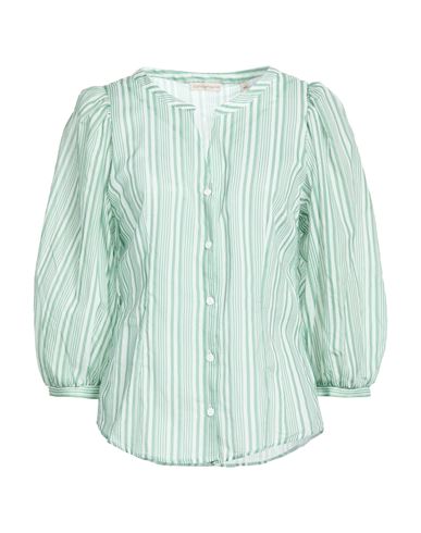 Woman Shirt Green Size 10 Cotton