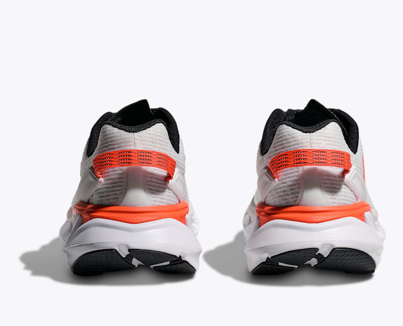 HOKA Elevon 2 TS Shoes in White/Bell Pepper