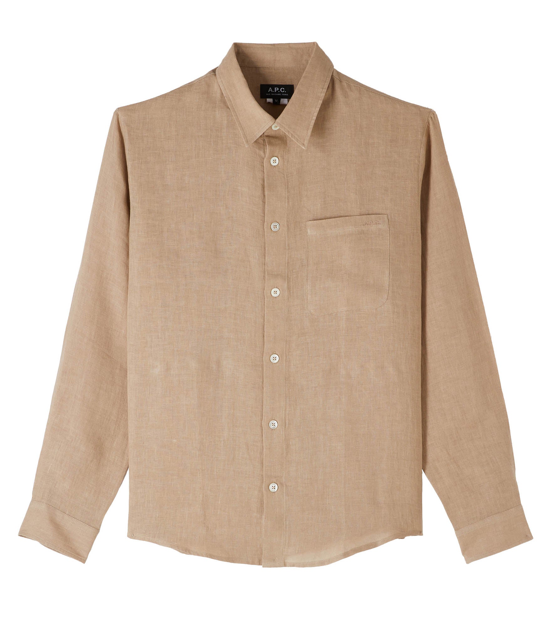 A. P.C. Cassel Logo shirt S BAA - Beige