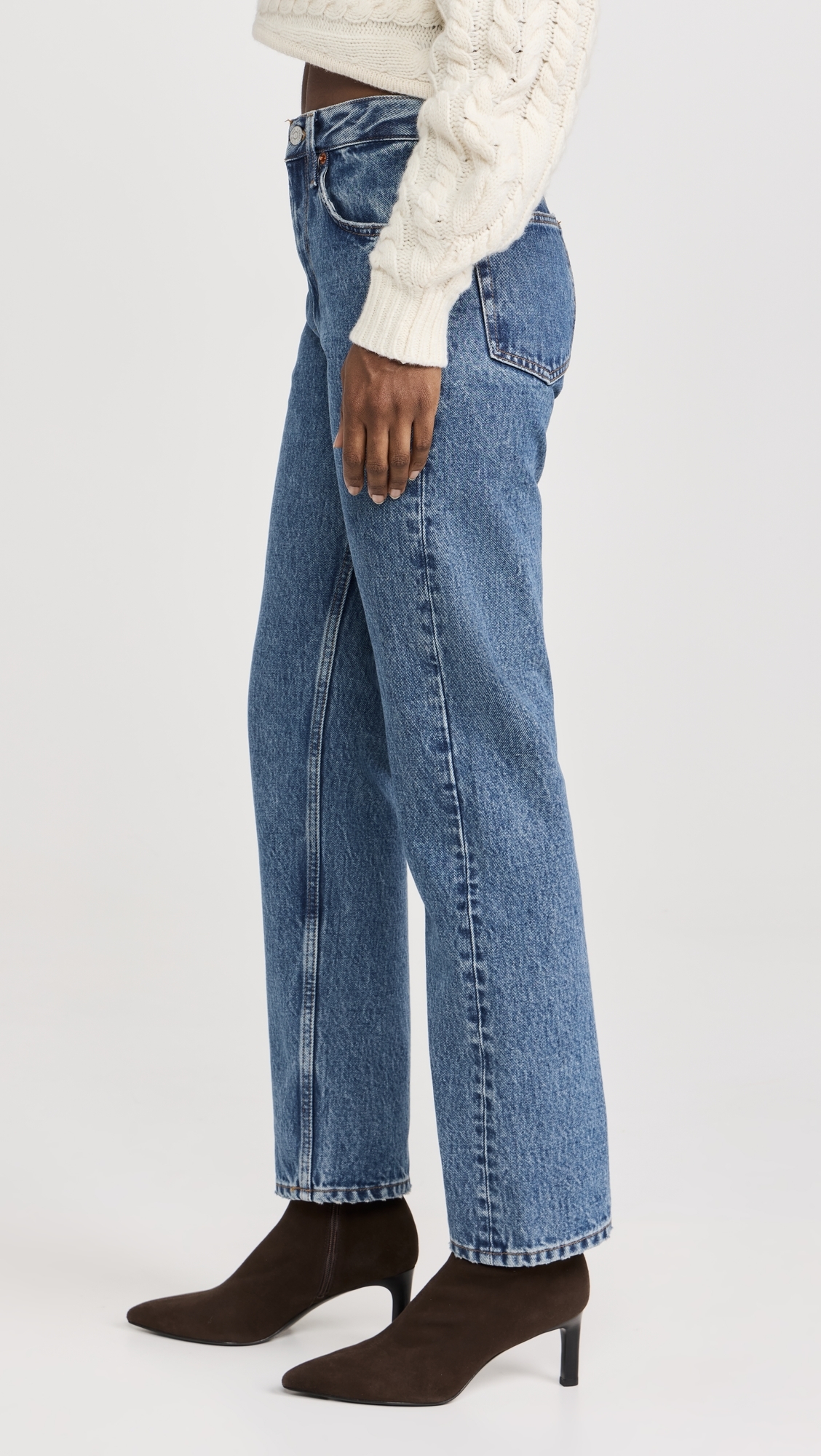 The Unisex Mel Jeans Stone Blue