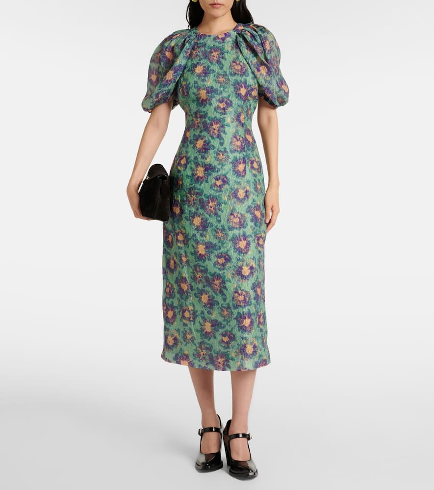 Ulla Johnson Amandine puff-sleeve midi dress