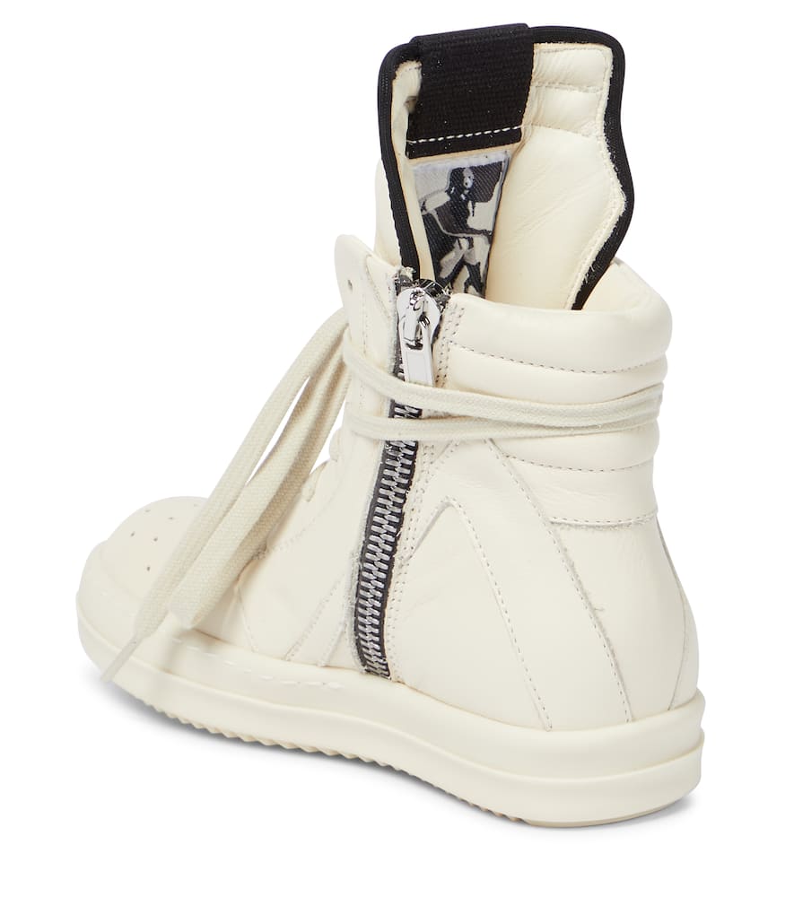 Geobasket leather high-top sneakers