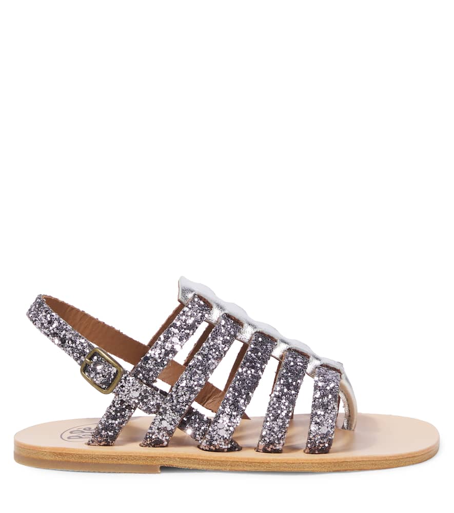 PèPè Glitter gladiator sandals